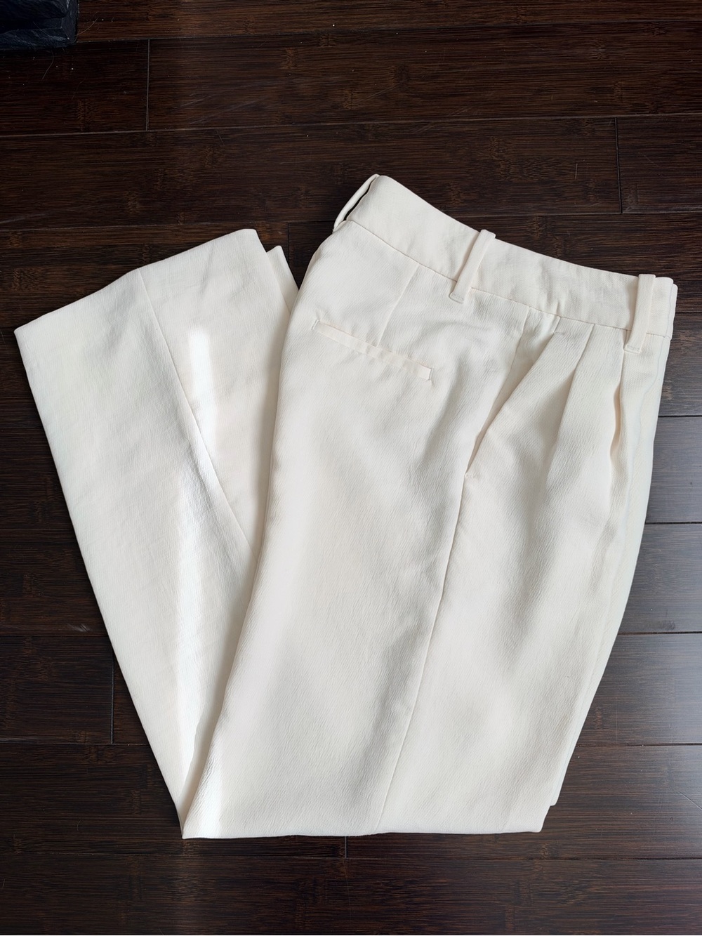 Aritzia Wilfred Effortless Pants White Size 4 30”